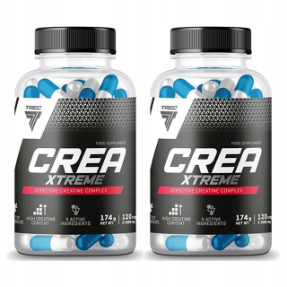 Kreatín - TREC CREA9 XTREME 240 kapsúl CREATINE 9 FORMULÁR VKLADU!