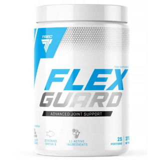 Ochrana kĺbov - TREC FLEX GUARD 375g MSM Kyselina hyalurónová prolín