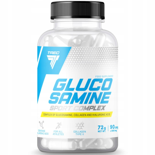 Ochrana kĺbov -  TREC GLUKOSAMINE Sport Komplex 90 Glukozamín 2KCL