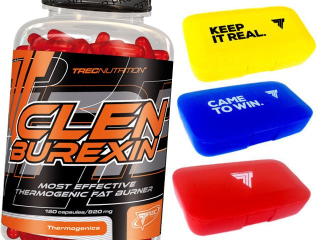 Spaľovač tuku - TREC Silný horák ClenbureXin + PillBox Free