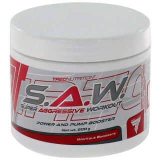 TREC Saw 200g Stimulation Createine AAKG Pre-cvičenie