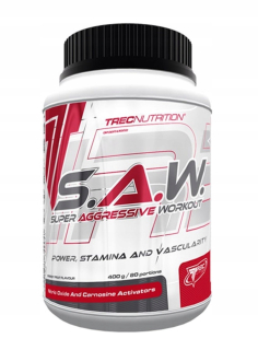 TREC Saw 400 g Pre-tréning čerpadlo sily