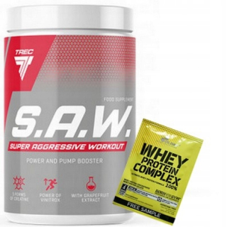 TREC SAW 400G PRE-WORKOUT ČERPADLO + ZADARMO