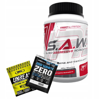 TREC Saw 400g Pre-tréningové čerpadlo + grafika!