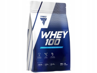 Proteín -  TREC Srvátka 100 900g WPC proteínové arašidové maslo
