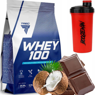 Proteín -  TREC Srvátka 100 900g Super Bieline WPC + Shaker