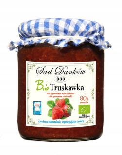Sušené ovocie - JAHODY 80% BIO 260 g - SAD DANKÓW