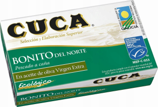 Tuniak Bonito v bio olivovom oleji 112 g - CUCA