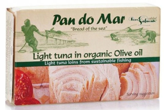 SVETELNÝ TUNA V BIO OLIVOVOM OLEJI 120 g - PAN TO