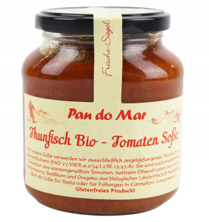 Tuniak v Bio Tomato Sauce 340 g - Pan