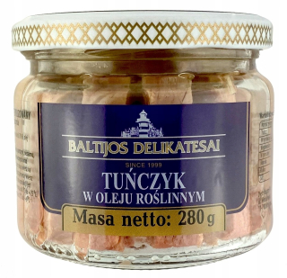 Tuniak v rastlinnom oleji 280g Baltijos Petropat