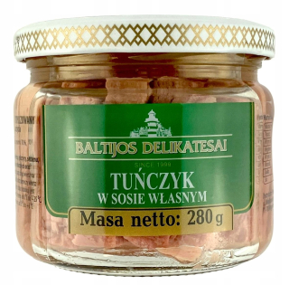 Tuniak vo vlastnej omáčke 280g Baltijos Petropat