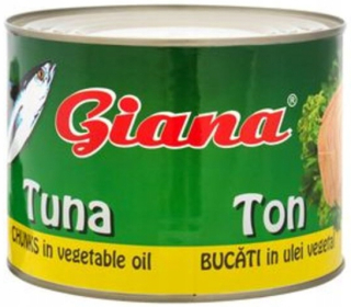 Tuniak vo vlastnej omáčke Veľké kúsky 1705g Giana