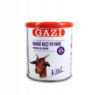 Turecký kozíkový syr v Shation 750 g Gazi pozadia. 50%