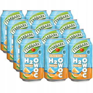 TYMBARK H2WOC oranžové a jablko 12 x 330 ml