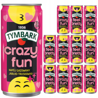 TYMBARK Hlydrový nápoj môže 12x 200 ml jahody