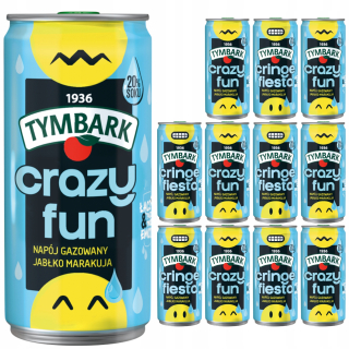 TYMBARK CARBONATED DRINK 12x200 ML plechovka, marakuja