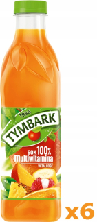 Tymbark Juice 100% Multiwitamin Classic 1L X6