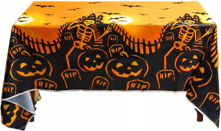 Halloween - Taimeimao Halloween obrus, dekorácia 137x180 cm