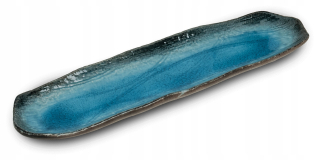 Doska pre sushi modrý tanier 33,5 x 8,5 cm