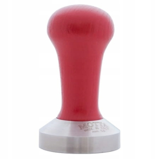 Tamper na šľahanie kávy motta červená - 53 mm