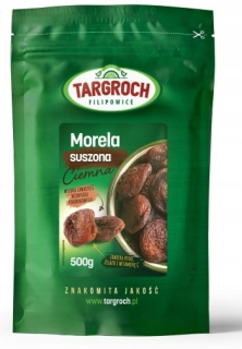 Sušené ovocie - Orezanie morels suché tmavé 500g