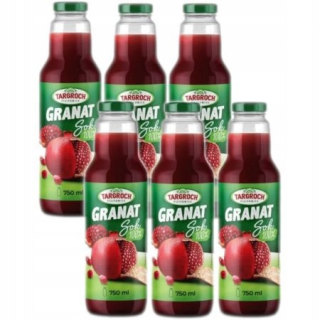 Targroch granátové jablko šťava 100% Nastaviť 6x 750 ml