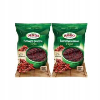 Sušené ovocie - Targroch Sušený brusnicový rez Súprava 2x 1 kg