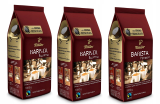 Zrnková káva -  Kávové zrná Tchibo Barista Espresso 3x1 kg