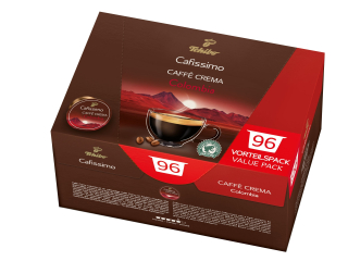 Kávové kapsule - Tchibo Caffisimo Cafe Crema Columbia 96 ks.