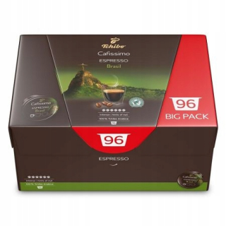 Kávové kapsule - Tchibo Cafissimo Espresso Brasil 96 Podložky