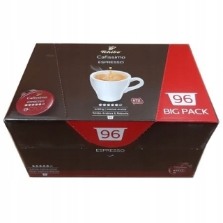 Kávové kapsule - Tchibo Cafissimo espresso Kraftig Big-Pack 96 čiapky