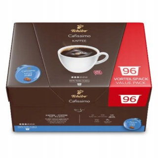 Kávové kapsule - Tchibo Cafissimo Kaffe Mierne veľké balenia s 96 uzávermi