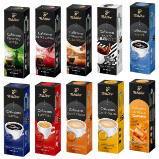 Kávové kapsule - Tchibo Cafissimo Capsule Set 10 x 10