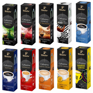 Kávové kapsule - Tchibo Cafissimo Capsule Set 10x10 100 kapsúl