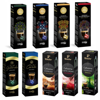 Kávové kapsule - Tchibo Cafissimo a Caffitaly Single Pôvod 90 čiapky