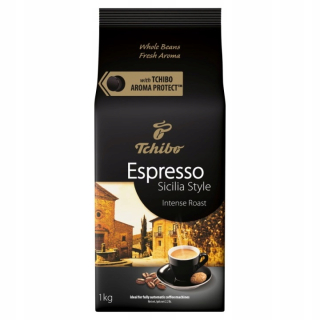 Zrnková káva -  Tchibo Espresso Sicilia štýl Coffee Beans 1kg
