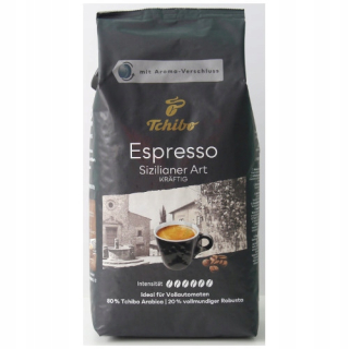 Zrnková káva - Tchibo Espresso Sicilia štýl Siziliar Art Grain