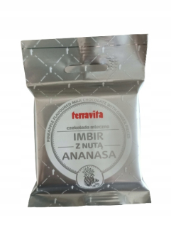 Čokoládový zázvor Terravita s ananásom 50g x 30