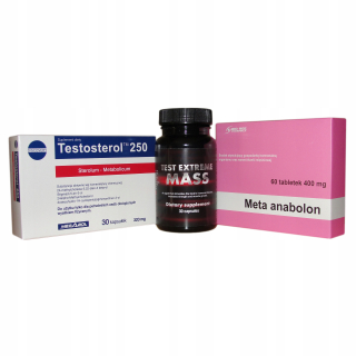 Testosterón - Extrémne test + META + WINSTROL METANABOL TEST
