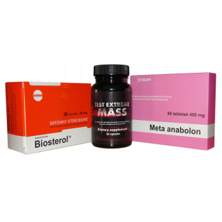 Testosterón - Hmotnostný test 3 Pak silný Winstrol Set Steroid Sila