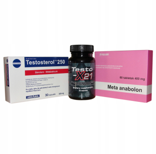 Testosterón - Testo - X 21 + Meta + Testosterol StryD Winstrol