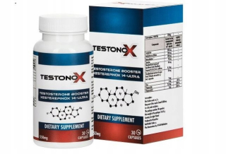 Testosterón - Testonox 30Kaps HGH DEKA METANABOL Svaly 100%