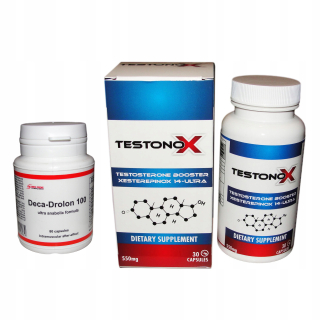 Testosterón - Testonox + Deca HGH Metanabol Dobrá hmotnosť