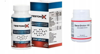 Testonox + Deka HGH PROHORMONE METANABOL MEGA MAS