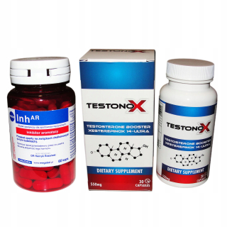 Testosterón - Testonox + Inhar HGH METANABOL PROHORMONY