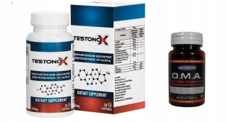Testosterón - Testonox + OMA PROHORMON METANABOL Mega pevnosť