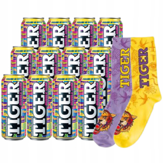 Energetický nápoj Tiger Bubble Gum 12x 500ml