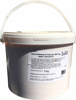 Kokosový tuk pre popcorn white 9kg 100%