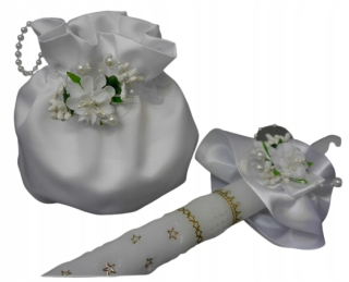 Prvé sväté prijímanie - Veliaci veniec + ručný ornament K-0145